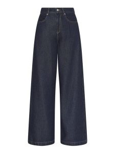 MOSS COPENHAGEN Dżinsy "Josephine Rue" - Comfort fit - w kolorze granatowym rozmiar: M. Niebieskie jeansy Moss Copenhagen, bez wzorów, z podwyższonym stanem. Za 349,73 zł.