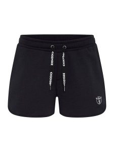 Chiemsee Szorty dresowe "Nadi" w kolorze czarnym rozmiar: XS. Czarne spodenki sportowe Chiemsee, bez wzorów, z dresówki. Za 87,95 zł.