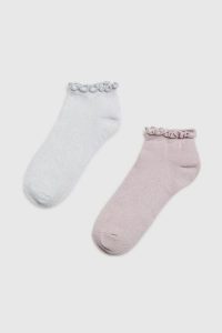 Skarpety 2-pack. Skarpetki MOODO, bez wzorów, z bawełny. Za 27,99 zł.