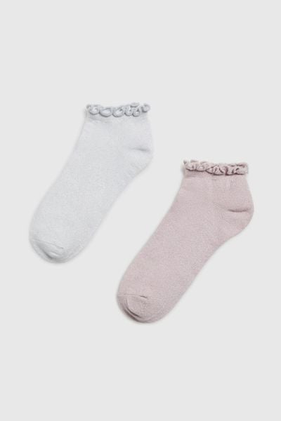 Skarpety 2-pack. Skarpetki MOODO, bez wzorów, z bawełny. Za 27,99 zł.