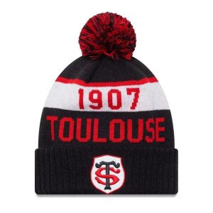 Czapka Stade Toulousain 2025/26. Czarne czapki New Era, bez wzorów, z materiału, eleganckie. Za 147,00 zł.