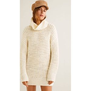 Mango - Sweter Mineral. Długie swetry marki Mango. W wyprzedaży za 69,90 zł.