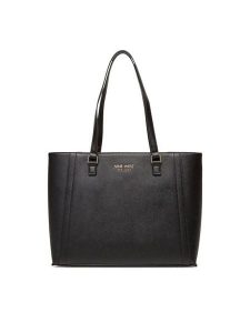 Nine West Torebka CEO-Midtown Maven-LX9844 Czarny. Czarne torebki klasyczne Nine West, bez wzorów, z materiału, bez dodatków. Za 299,99 zł.