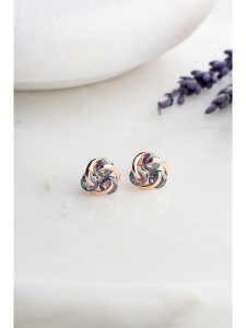 Heliophilia Srebrne kolczyki-wkrętki z cyrkoniami rozmiar: onesize. Szare kolczyki Heliophilia, z cyrkonią, srebrne. Za 39,45 zł.