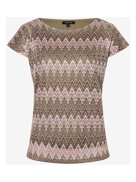 More & More Koszulka w kolorze jasnoróżowo-brązowym rozmiar: 46. Brązowe bluzki More & More, bez wzorów, bez kołnierzyka, bez ramiączek. Za 65,85 zł.