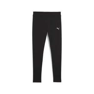 Damskie legginsy Essentials PUMA. Czarne legginsy Puma, bez wzorów, z bawełny, z standardowym stanem, długie. Za 79,00 zł.