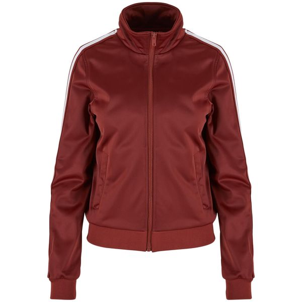 Kurtka damska Urban Classics Retro Track. Czarne kurtki Urban Classics, bez wzorów, bez kaptura. Za 244,50 zł.