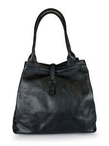 Florence Bags Skórzany shopper bag "Fr" w kolorze czarnym - 42 x 38 x 6 cm rozmiar: onesize. Czarne shopper bag Florence Bags, bez wzorów, z materiału, na ramię, bez dodatków. Za 417,45 zł.