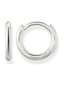 Thomas Sabo Srebrne kolczyki-kreole rozmiar: onesize. Szare kolczyki Thomas Sabo, srebrne. Za 89,45 zł.