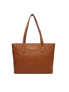 Valentino Torebka Pansy VBS8PG01 Brązowy. Brązowe shopper bag Valentino, bez wzorów, ze skóry, bez dodatków. Za 699,99 zł.