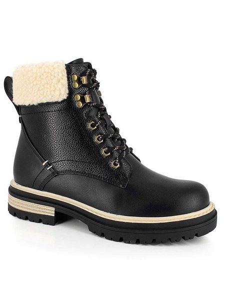 Kimberfeel Botki zimowe "Tatiana" w kolorze czarnym rozmiar: 36. Czarne botki Kimberfeel, na zimę, bez wzorów, bez obcasa, bez zapięcia. Za 249,17 zł.