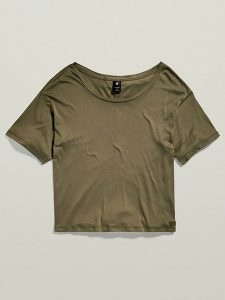 G-Star Koszulka w kolorze khaki rozmiar: S. Brązowe bluzki G-Star, s, bez wzorów, z bawełny, retro, bez kołnierzyka, bez ramiączek. Za 109,78 zł.