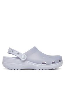 Crocs Klapki Classic Frosted Clog 210928 Fioletowy. Fioletowe klapki Crocs, bez wzorów, z tworzywa sztucznego, bez obcasa. Za 139,99 zł.