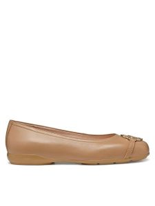 Geox Baleriny D Annytah W D55XYA 000TU C5000 Beżowy. Brązowe balerinki Geox, bez wzorów, ze skóry, bez obcasa, bez zapięcia. Za 329,99 zł.