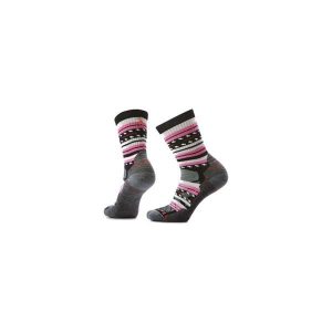 Skarpety trekkingowe damskie Performance Hike Light Cushion Margarita Crew Women. Czarne skarpetki Smartwool, bez wzorów. Za 129,99 zł.