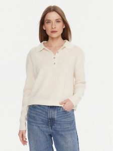 Kontatto Sweter 3M0977C Écru Regular Fit. Swetry klasyczne Kontatto, m, z wełny, bez kołnierzyka. Za 489,99 zł.