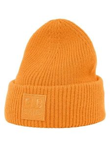 ELBSAND Czapka beanie "Nora" w kolorze pomarańczowym rozmiar: onesize. Pomarańczowe czapki ELBSAND, bez wzorów, z materiału. Za 73,99 zł.