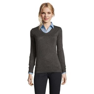 Damski Sweter Glory. Brązowe swetry klasyczne SOL'S, s, bez kołnierzyka. Za 156,99 zł.