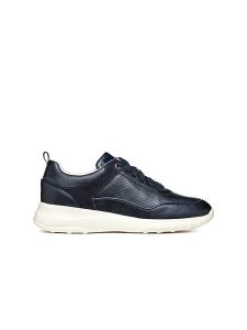 Geox Sneakersy "Alleniee" w kolorze granatowym rozmiar: 37. Niebieskie trampki Geox, bez wzorów, bez zapięcia. Za 202,03 zł.