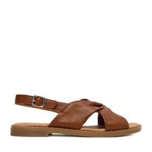 Sandały Remonte. Brązowe sandały Remonte, bez wzorów, bez obcasa, na płaskiej podeszwie, bez zapięcia. Za 339,99 zł.