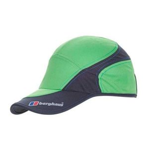 Ultralekka czapka biegowa Vapourlight Mesh Cap Berghaus. Zielone czapki Berghaus, bez wzorów, z meshu, sportowe. Za 82,91 zł.