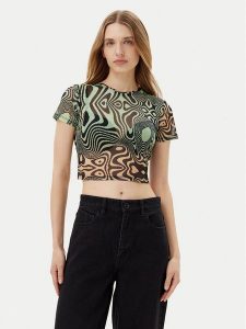 Volcom T-Shirt Filip Rygalski B0112506 Kolorowy Slim Fit. T-shirty Volcom, xl, bez wzorów, z syntetyku, bez kołnierzyka, bez ramiączek. Za 89,99 zł.