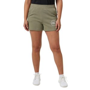 Damskie szorty dresowe Helly Hansen Core. Zielone szorty Helly Hansen, bez wzorów, z dresówki, sportowe. W wyprzedaży za 116,50 zł.
