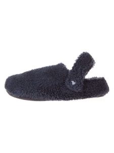 Crocs Kapcie "Classic Cozzzy" w kolorze granatowym rozmiar: 37/38. Niebieskie kapcie Crocs, bez wzorów, z materiału. Za 134,95 zł.