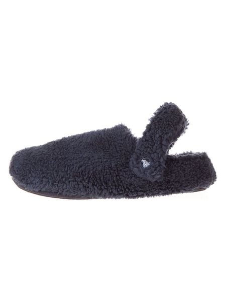Crocs Kapcie "Classic Cozzzy" w kolorze granatowym rozmiar: 37/38. Niebieskie kapcie Crocs, bez wzorów, z materiału. Za 124,95 zł.