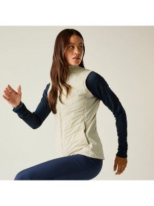 Dare 2b Kamizelka funkcyjna "Air Lite" w kolorze kremowym rozmiar: 34. Brązowe kamizelki Dare 2b, bez wzorów, bez kołnierzyka, bez ramiączek, bez kaptura. Za 131,43 zł.