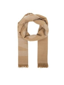 Weekend Max Mara Szal Flores 2515541064600 Brązowy. Brązowe rękawiczki Weekend Max Mara, bez wzorów, z materiału. Za 469,99 zł.