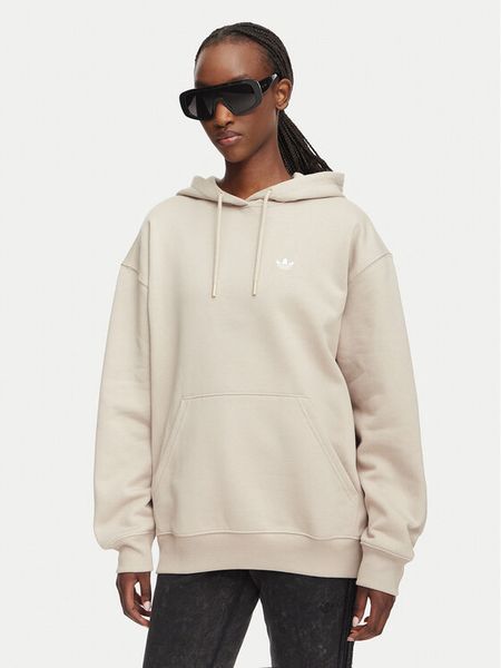 Adidas Bluza Essentials Oversized Fleece Hoodie KR3591 Beżowy Oversize. Brązowe bluzy ADIDAS, xl, bez wzorów, z bawełny, bez kaptura. Za 189,99 zł.