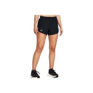 Spodenki fitness damskie UNDER ARMOUR Fly-By 3" Shorts. Czarne szorty Under Armour, bez wzorów, sportowe. Za 149,99 zł.