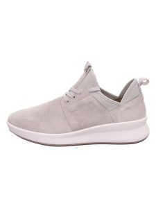 Legero Skórzane sneakersy "Light" w kolorze jasnoszarym rozmiar: 38,5. Szare trampki Legero, bez wzorów, bez zapięcia. Za 254,74 zł.
