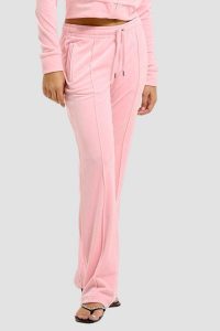 JUICY COUTURE Różowe damskie spodnie dresowe Tina Trackpants. Czerwone spodnie dresowe Juicy Couture, s, bez wzorów, z dresówki. W wyprzedaży za 346,99 zł.