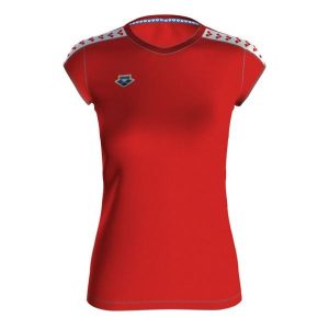 Koszulka damska Arena T-Shirt Team Icons. Białe t-shirty Arena, s, bez wzorów, bez kołnierzyka, bez ramiączek. Za 190,50 zł.