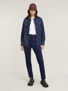 G-Star Spodnie chino w kolorze granatowym rozmiar: W30/L30. Niebieskie chinosy G-Star, bez wzorów. Za 214,95 zł.