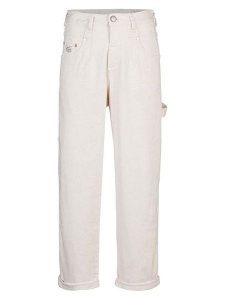 Herrlicher Dżinsy "Brooke" - Tapered fit - w kolorze białym rozmiar: W30. Białe jeansy Herrlicher, bez wzorów, z podwyższonym stanem. Za 217,99 zł.