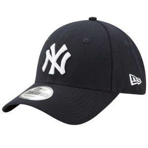 Czapka z daszkiem New Era MLB New York Yankees. Niebieskie czapki New Era, bez wzorów, sportowe. Za 119,99 zł.