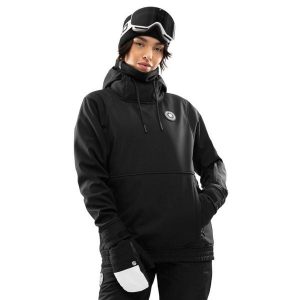 Damska kurtka snowboardowa Sporty zimowe SIROKO W1-W Shaka. Czarne kurtki SIROKO, na zimę, bez wzorów, z softshellu, bez kaptura. Za 298,00 zł.