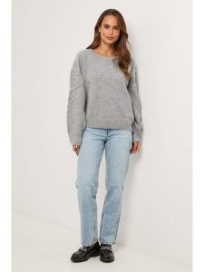 Soft Cashmere Sweter w kolorze szarym rozmiar: 34/36. Szare swetry oversize Soft Cashmere, bez wzorów, bez ramiączek. Za 152,99 zł.