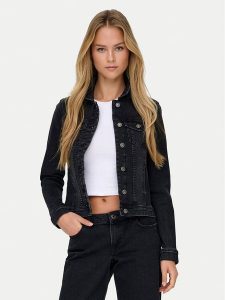 ONLY Kurtka jeansowa Wonder 15243147 Czarny Regular Fit. Czarne kurtki ONLY, s, bez wzorów, z bawełny, bez kaptura. Za 189,99 zł.