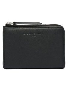 Liebeskind Berlin Skórzany portfel w kolorze czarnym - 13 x 9 x 1 cm rozmiar: onesize. Czarne portfele Liebeskind Berlin, bez wzorów, z materiału. Za 222,94 zł.