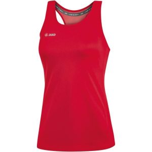 Damski tank top Jako top Run 2.0. Czerwone topy JAKO, bez wzorów, sportowe, bez kołnierzyka, bez ramiączek. Za 142,00 zł.