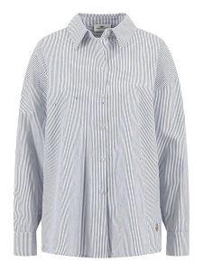 FYNCH-HATTON Koszula w kolorze biało-granatowym rozmiar: 34. Białe koszule FYNCH-HATTON, bez wzorów, bez kołnierzyka, bez ramiączek. Za 143,99 zł.