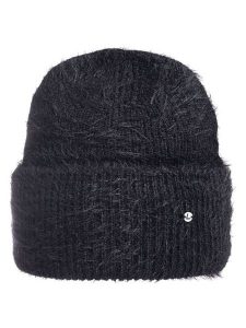 LUHTA Czapka "Noukkila" w kolorze czarnym rozmiar: onesize. Czarne czapki Luhta, bez wzorów, ze splotem. Za 95,69 zł.