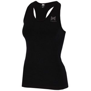 Podkoszulek sportowy damski Xtreme Sportswear. Czarne koszulki sportowe XTREME SOCKSWEAR, bez wzorów, z elastanu, bez ramiączek. Za 138,99 zł.