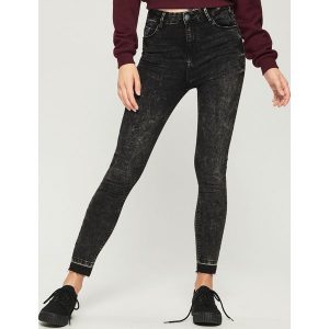 Jeansy skinny mid waist - Szary. Jeansy marki Sinsay. Za 59,99 zł.