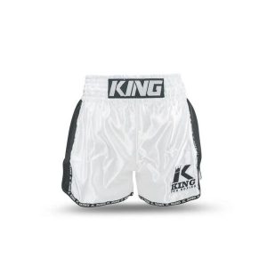 Szorty do boksu tajskiego King Pro Boxing Bangkok 3. Białe szorty KING PRO BOXING, bez wzorów, sportowe. Za 269,50 zł.