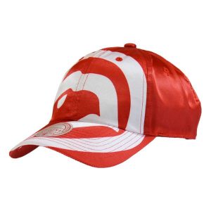 Czapka z daszkiem Mitchell & Ness NBA Atlanta Hawks Strapback -AHAYYPPPRED1. Białe czapki MITCHELL & NESS, bez wzorów, sportowe. Za 89,00 zł.